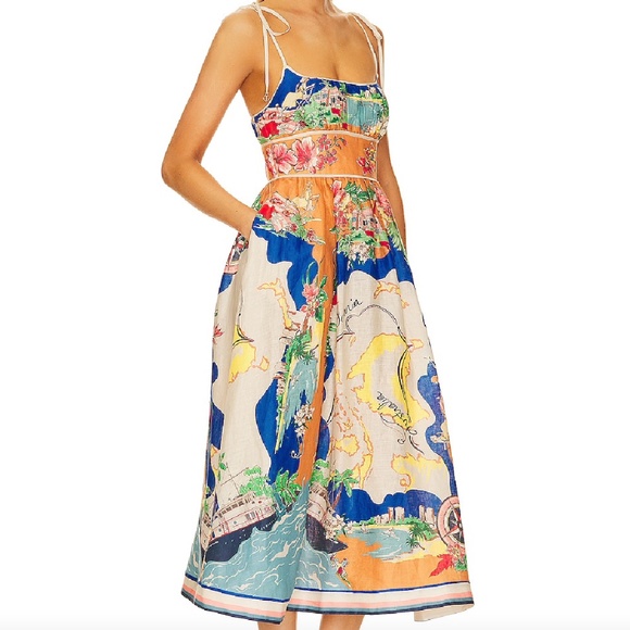 Zimmermann Colorful Print Maxi Dress - Picture 1 of 11